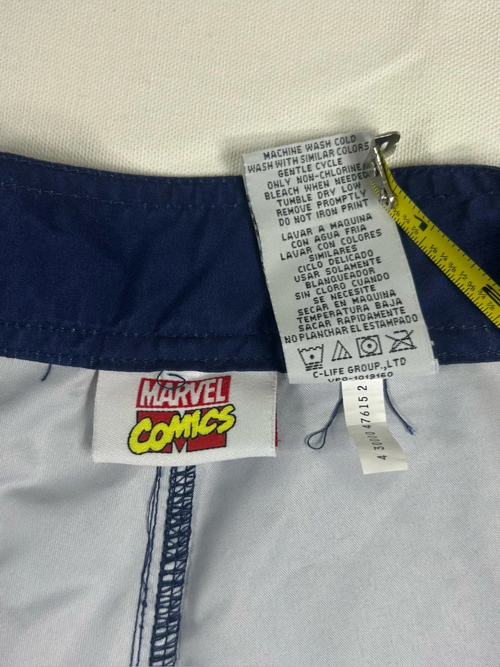 Marvel Comics Captain America Shield Men's XL Swim Board Shorts Surf Trunks EUC